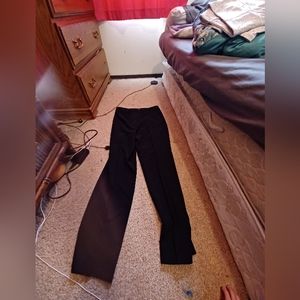 St John Caviar Womens Diana Slacks Trousers Pants Black Size 10